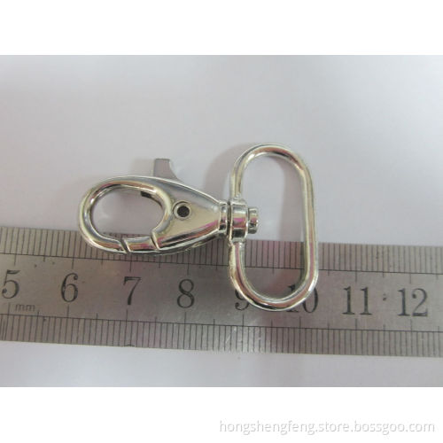 Manufacturer Supply Nickle Color Zinc Alloy Bag Snap Hook